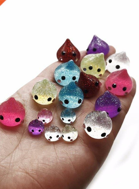 3pc Cute Jelly Waterdrops Fairy Mini Ornament Moder Craft Ca