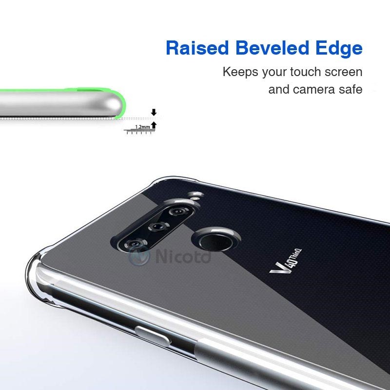 ltra thin Clear Transparent TP Silicone Case LG V50 V40 V30