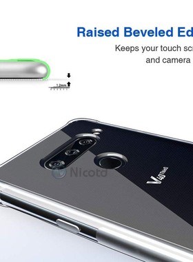 ltra thin Clear Transparent TP Silicone Case  LG V50 V40 V30