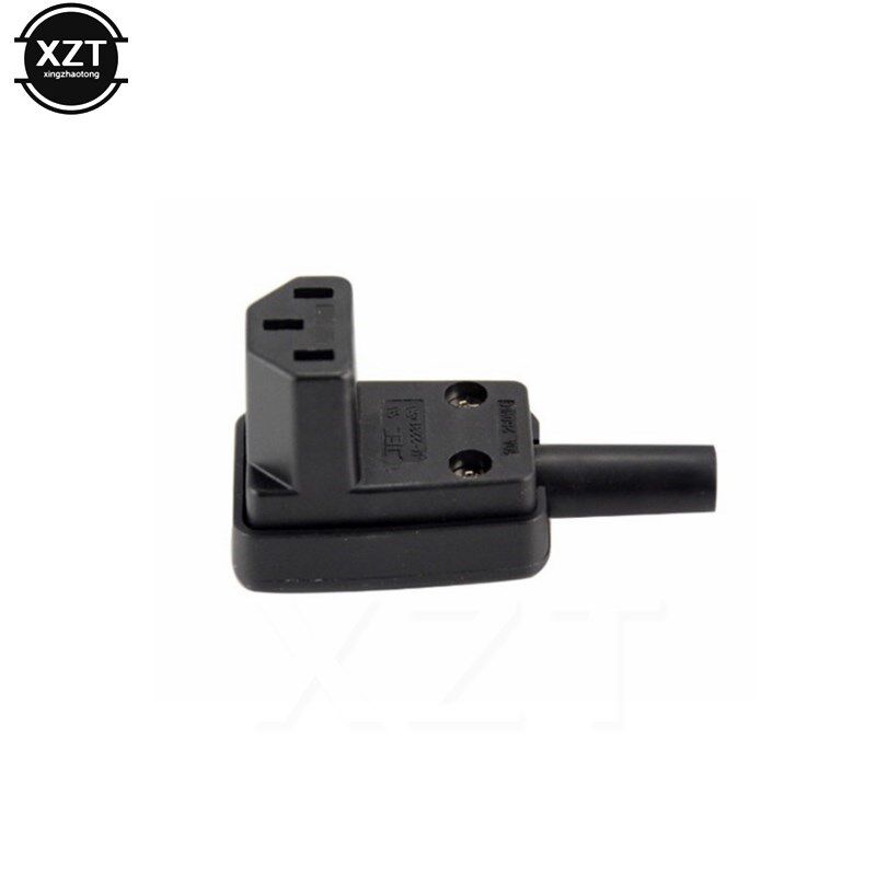 1pcs C13 Power Plug 90 Degree Angled IEC 320 C13 Female Plu