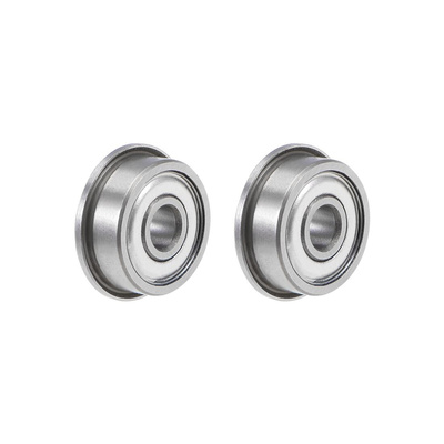 F624ZZ Flange Ball Bearing 4x13x5mm Shielded Chrome Bearings