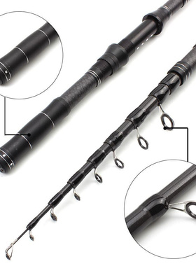 1.8m2.1m2.4m2.7m3.0m ultrashort telescopic fishing rod carbo