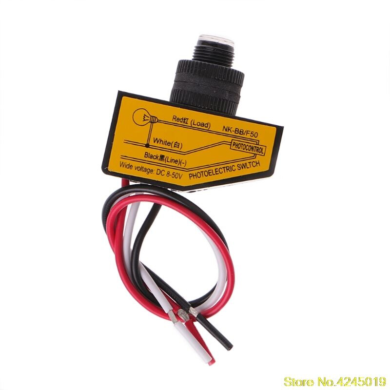 Automatic Light Control Sensor DC12V 24V 36V 48V Dusk To Daw