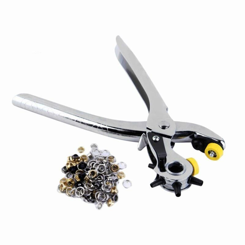 Multifunction Portable Heavy Duty Leather Hole Punch Watch B