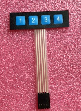 10pcs 1x4 4 Key Matrix Membrane Switch Keypad Keyboard Contr