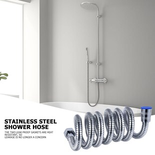 1.2m Stainless Steel Shower Hose Plumbing Hoses Flexible Spr