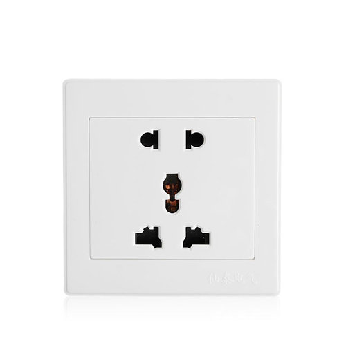 Universial 5 Hole AC Power Outlet Panel Plate Charger Dock S