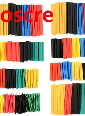 328Pcs 8 Sizes Multi Color Polyolefin 2:1 Halogen-Free Heat