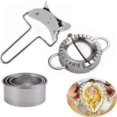 5pcs/set Dumpling Maker Stainless Steel Dough Press Pie Ravi