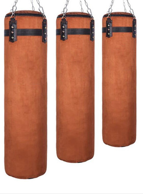 120cm Cowhide Kick Boxing Punching Bag Sandbag For Adult MMA