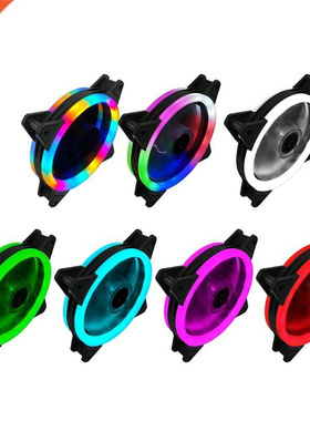 120mm Fan Silence Chassis High Airflow Low Profile LED CPU