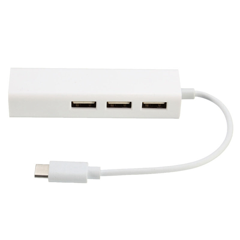 3 port Type-C USB 3.Fast Ethernet +USB 2.0 HUB 10 /100MB RJ4
