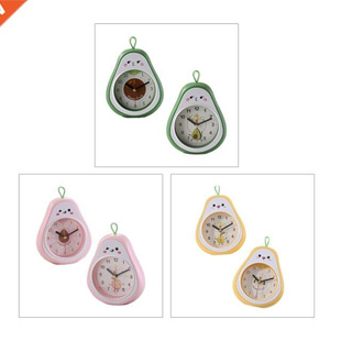 Cute Fruit Shaped Alarm Clock Hanging Mini Table Clocks Deco