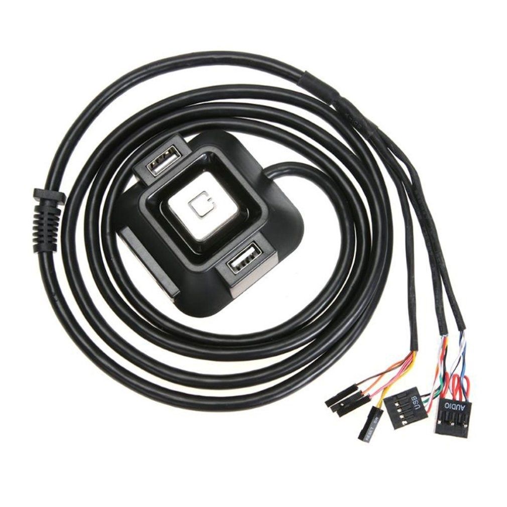 Desktop Computer PC Power Supply Case on / Off Reset Button