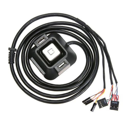 Desktop Computer PC Power Supply Case on / Off Reset Button