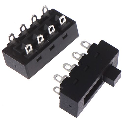 2pcs 12A 250V 3 Position 8 Pin Toggle Slide DIP Switch LQ-10