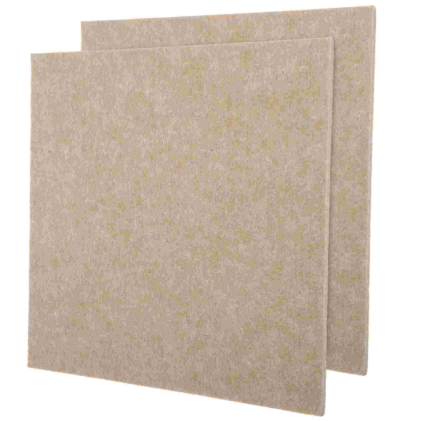 2 Pcs Bulletin Board Tiles Cork Desk Square Felt Pin for