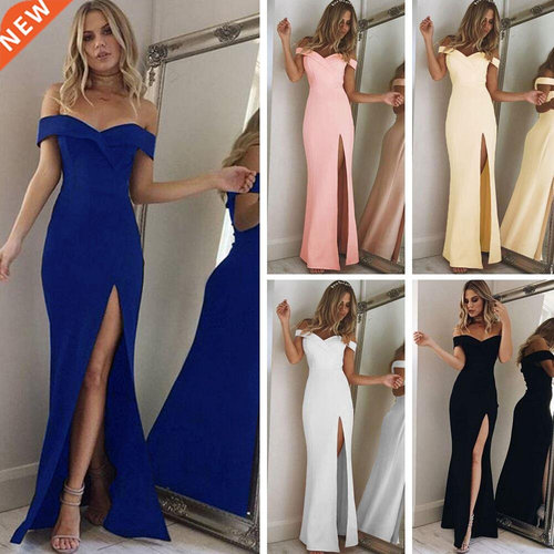 Summer New Fashion Basic Vest long Dress Women Back Split Dr