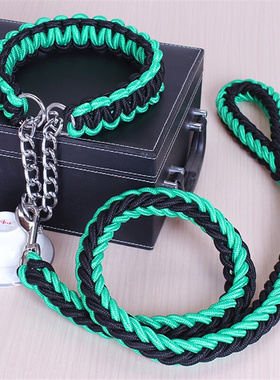 1.2M 17 colors Length Double Strand Rope Large Dog Leashes跨