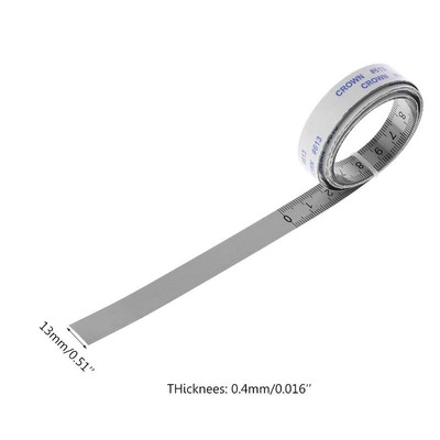 Stainless Steel Miter Track Tape Measure Self Adhesive Metr