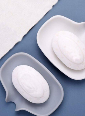 Soap Holder Non-slip Bathroom Storage Rack Silicone Soap Box