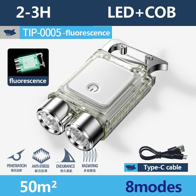 Mini  portable work auto repair light multifunctional keycha