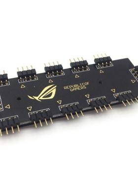 10 Way 4Pin PWM PC Fan Hub Power Cable Extender apter SATA