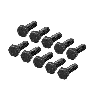 10pcs M5x16mm Hex Head Left Hand Screw Bolts Fastener Carbon