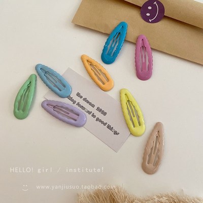 Sweet and lovely color wave BB clip hairpin side clip girl b