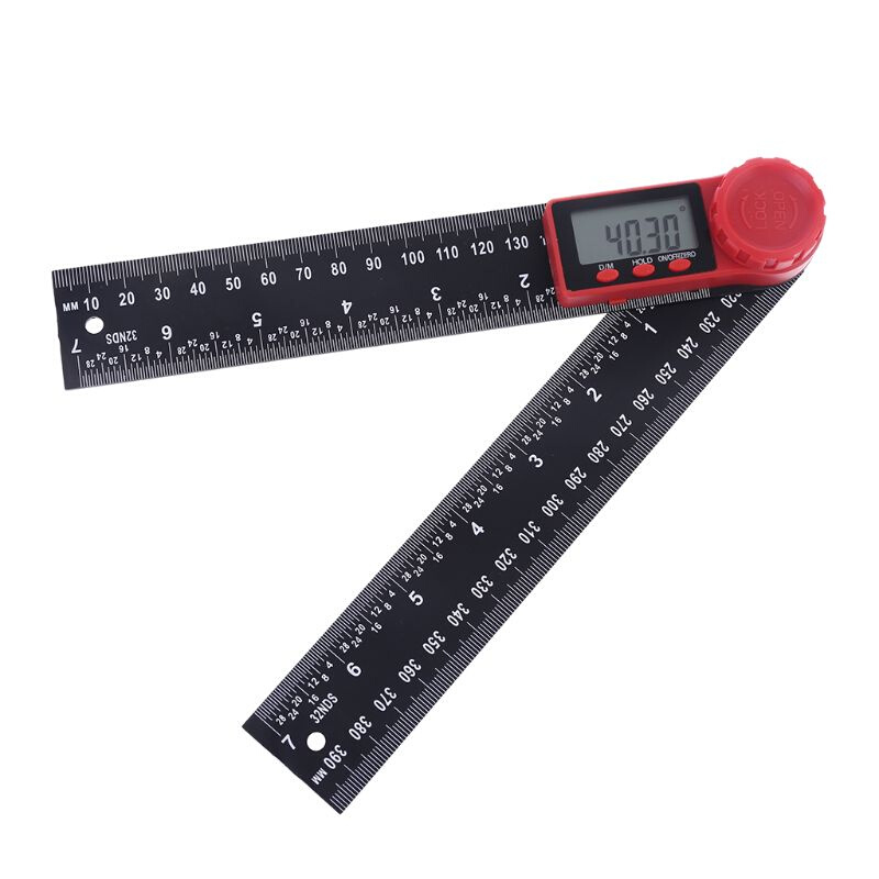 2in1 Digital Protractor Angle Finder Ruler for Crown, Trim,