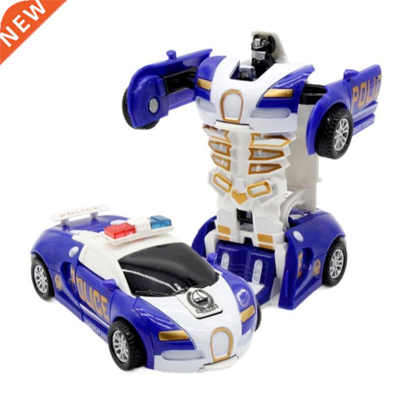 Plastic Transformation Robot Car Toy For Boys Action Figure