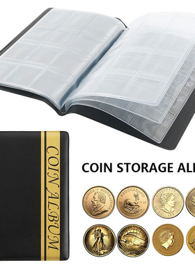 120 Pockets Coin Storage Album Book for Collector Coin Hold