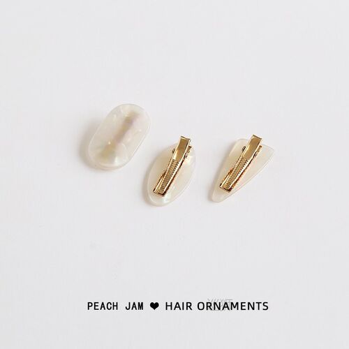 Simple merman hair clip bangs fashion side clip Japanese lov