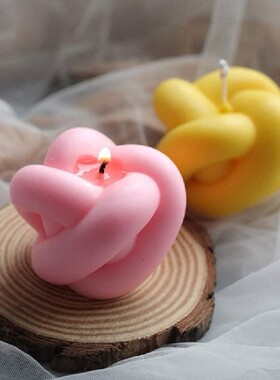3D Candle Moulds Silicone Soap Mold 3D Magic Knot Shape DIY