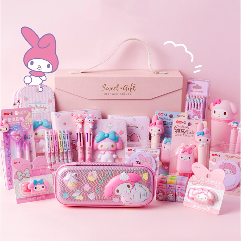 Sanrio Stationery Set Gift Box Cute My Melody Hello Kitty
