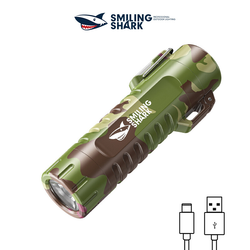 Multifunctional portable mini arc legal self-defense flashli