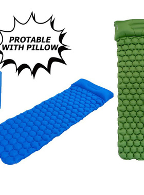 ZOMAKE Fold Camping Sleeping Pad Inflatable Mattress Single
