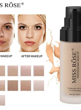 MISS ROSE Liquid Foundation Repair Nourishing Concealer Make