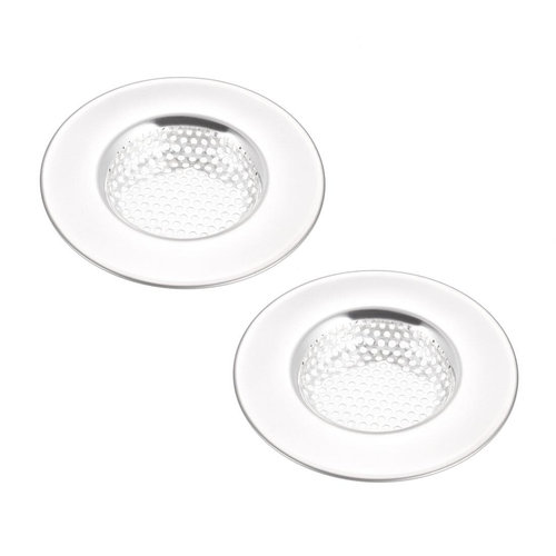 2 Pcs Kitchen Sink Garbage Strainer 1.65 Inch Stainless Stee