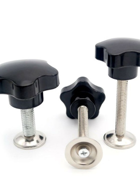 5PCS M8/M10 Hand-tightening screw Torx internal thread clamp