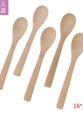 5Pcs/Lot Bamboo Jam Spoon Ecofriendly Tableware Bamboo Scoop