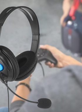 Wired Bilateral Gaming Headphone with Telescopic Microphone