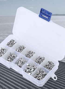 500pcs M2 Flat Head Aluminum Rivets Flat Head Solid Rivet 3m