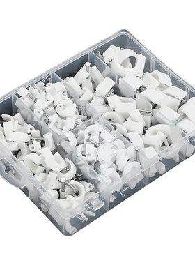 180-Piece Combination Set Square Cable Clamp Round Cable Cla