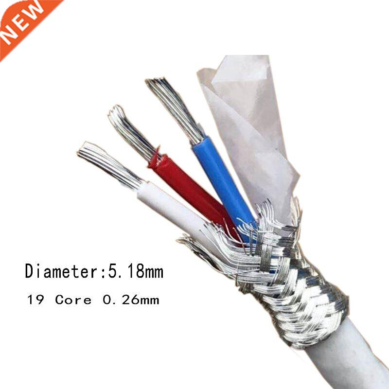 One meter 5N occ pure Copper silver cable for  HIFI audio