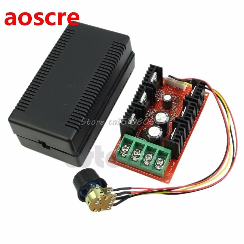 12V 24V 48V 2000W MAX 10-50V 40A DC Motor Speed Control PWM