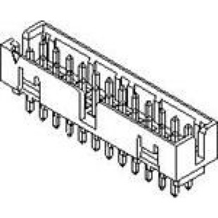 87831-1620 [Headers & Wire Housings 2MM HDR. 16 CKT. Vert Th