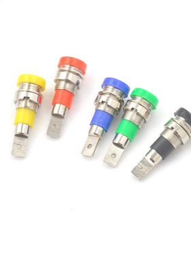 5Pcs 30-60VDC Brass 4mm Banana Plugs Fale Jack Socket Plug