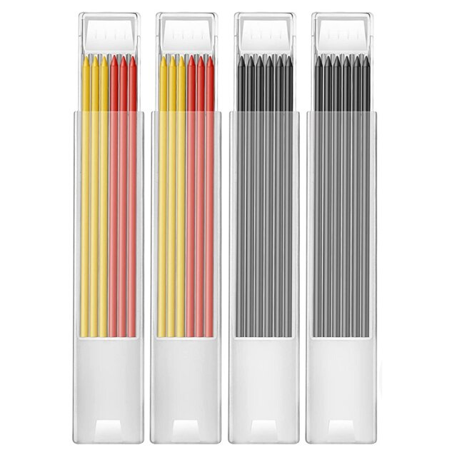 24 Pieces 2.8 Mm Pencil Refills For Carpenter Mark Pencils,