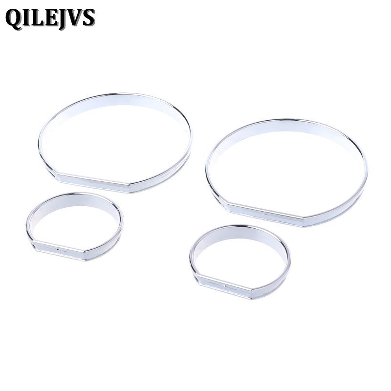 Chrome Gauge Dash Dial Rings Bezel Trim Speedometer AC M-Tec